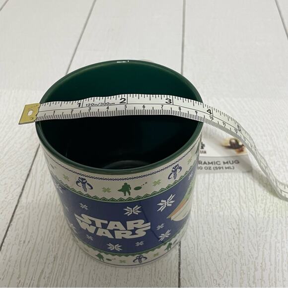 Star Wars Mandalorian Ceramic Holiday Mug NWT - Picture 8 of 9